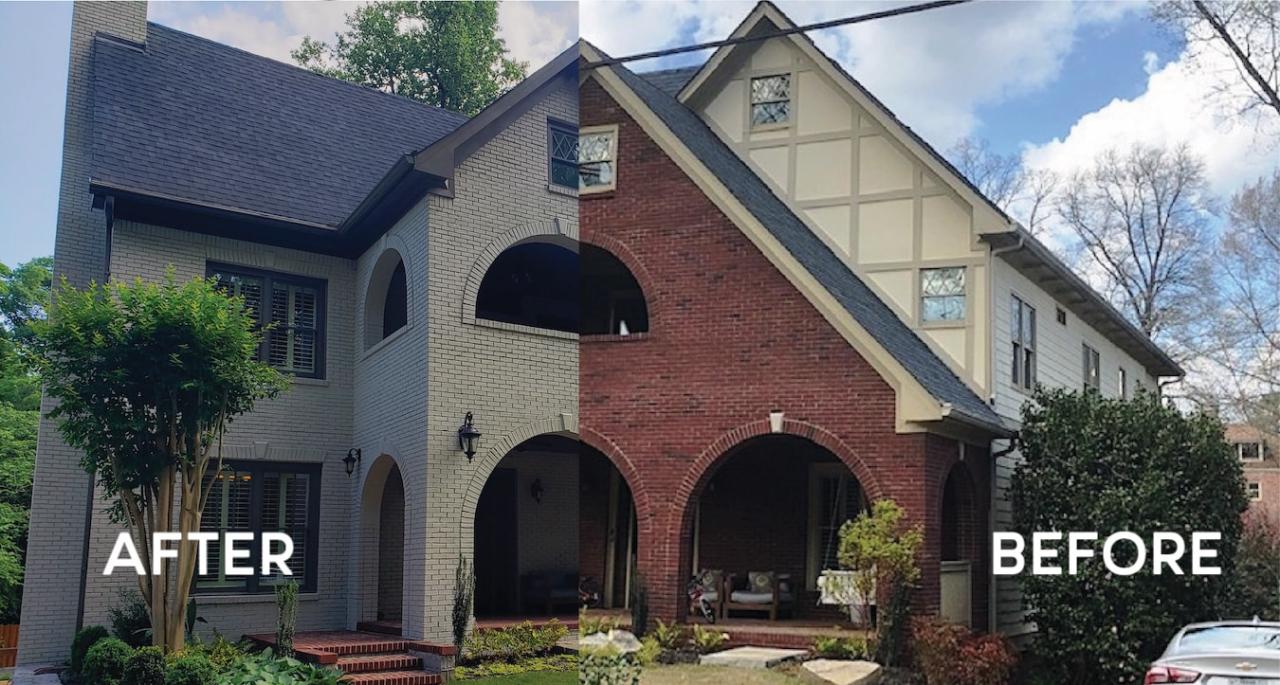 Before and After Painted Rock House Exterior: A Total Transformation