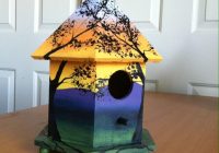 Get Crafty with Wooden Bird Houses to Paint