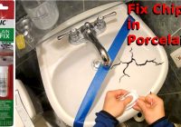 How to Repair Cracked Porcelain Sink